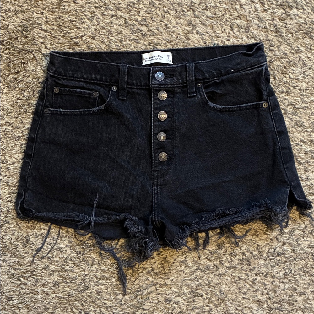 Abercrombie & Fitch high rise mom short -size 28 /6